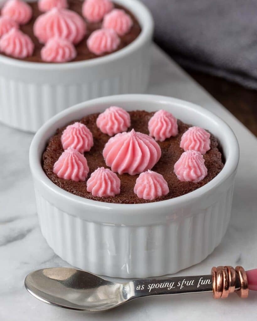 Chocolate Raspberry Pots de Creme Custard Recipe