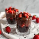 Easy Chocolate Strawberry Mug Cake Recipe