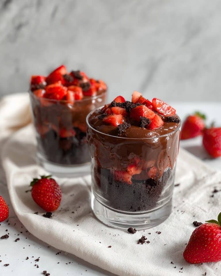 Easy Chocolate Strawberry Mug Cake Recipe