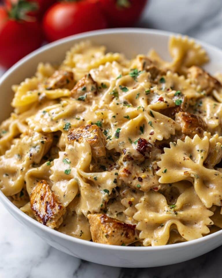 Creamy Garlic Parmesan Chicken Pasta Recipe