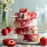 Strawberry Coconut Popsicles (Dairy Free) Recipe