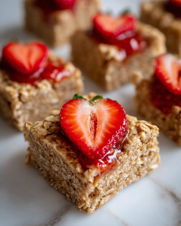 Strawberry Banana Oatmeal Bars Recipe