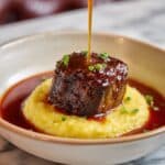Greek-Style Braised Lamb Shanks with Mashed Potatoes Recipe