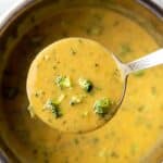 Instant Pot Broccoli Cheddar Soup Recipe