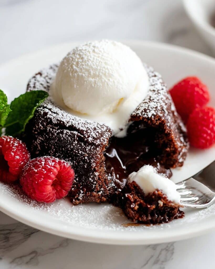 Molten Lava Cake for Two Recipe