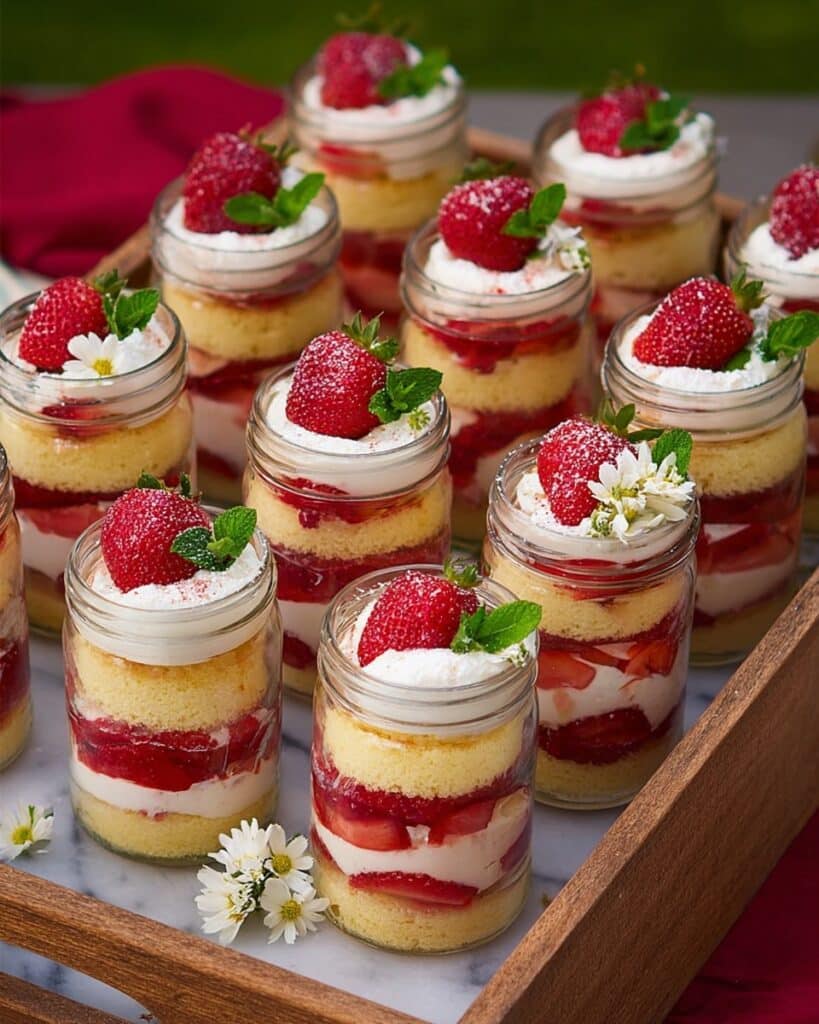 Strawberry Shortcake Trifles Recipe
