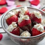Chocolate Dipped Cheesecake Stuffed Strawberries Recipe