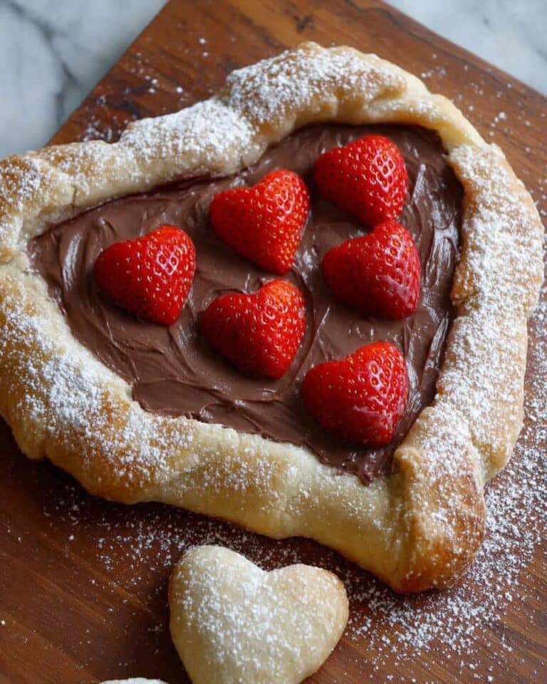 Heart Fruit Pizza Recipe