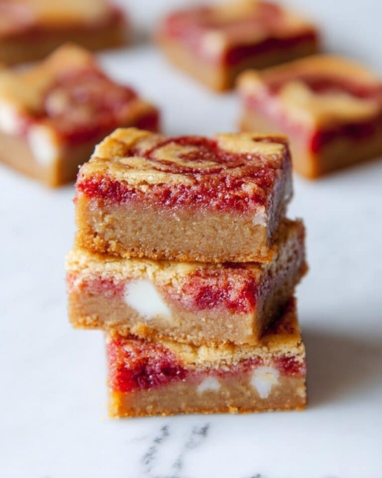 Strawberry White Chocolate Blondies Recipe