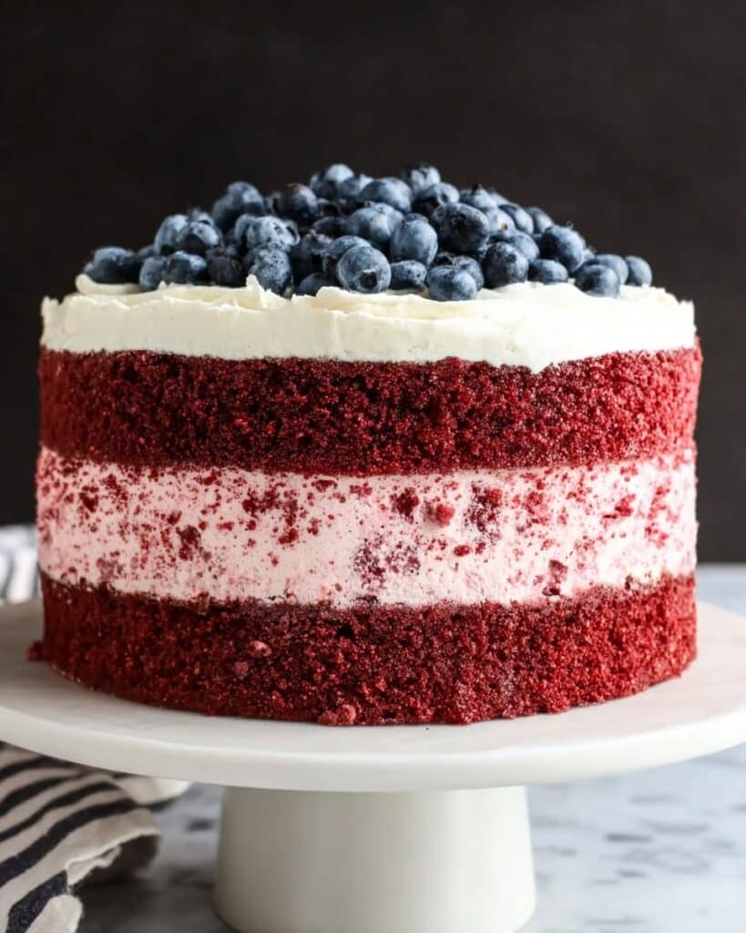 Red Velvet Ice Cream Cake Recipe