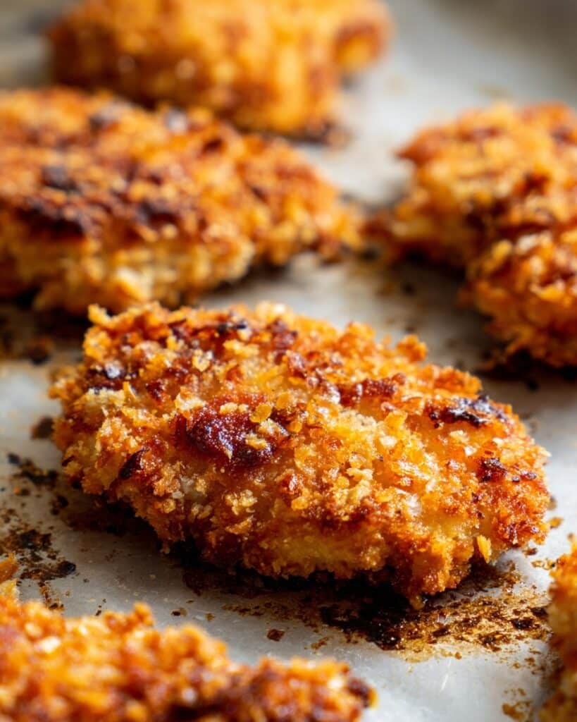 Baked Crunchy Hot Honey Chicken Recipe