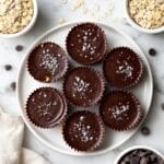No-Bake Chocolate Peanut Butter Oatmeal Cups Recipe