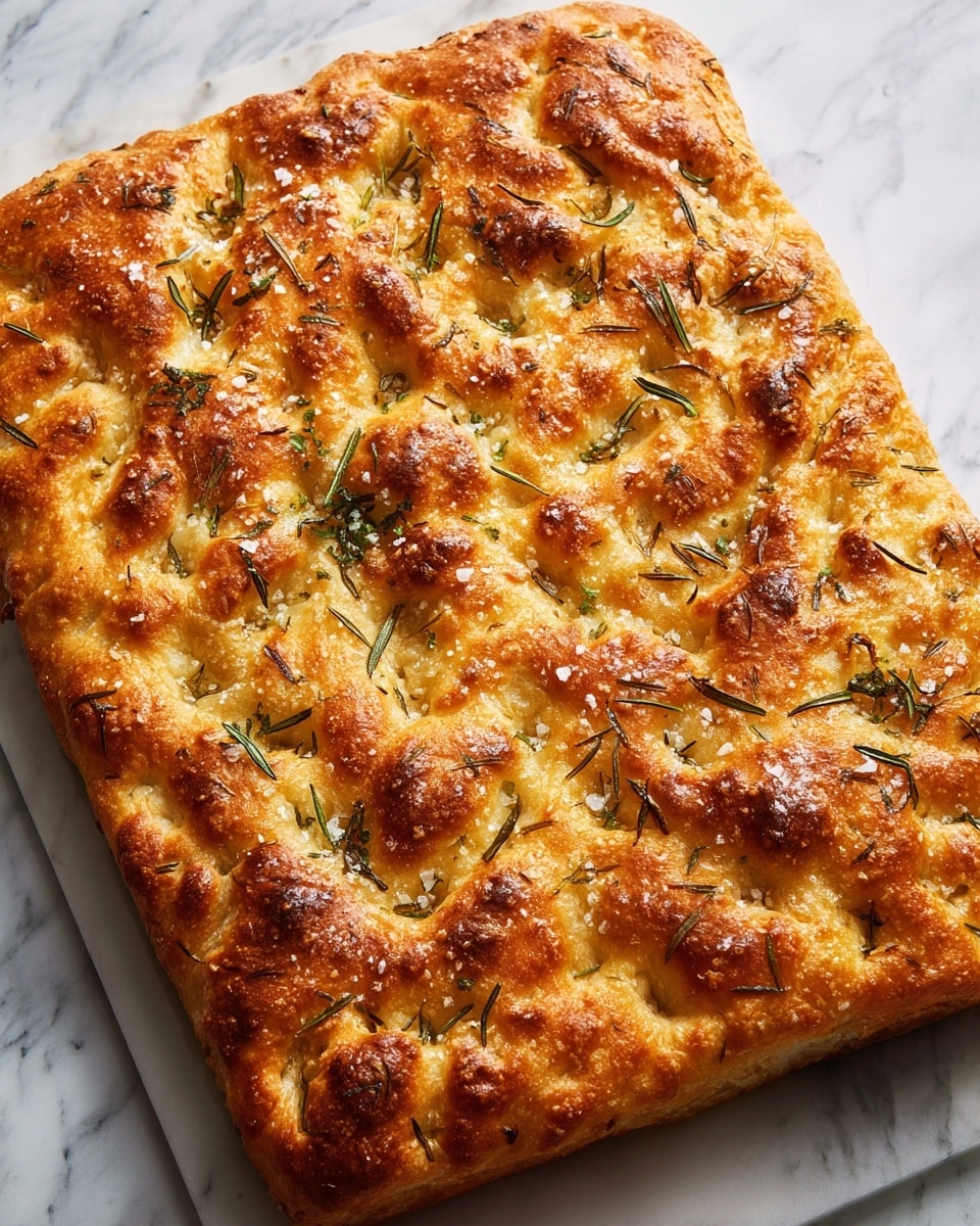 The image shows several square pieces of focaccia bread with a golden brown, slightly crispy top layer sprinkled with coarse salt and small rosemary sprigs. Each piece has a soft, fluffy pale white inside, and the bread squares are arranged closely on a wooden surface. The crust is textured and uneven, with some areas browned more than others, giving a freshly baked and warm look. photo taken with an iphone --ar 4:5 --v 7