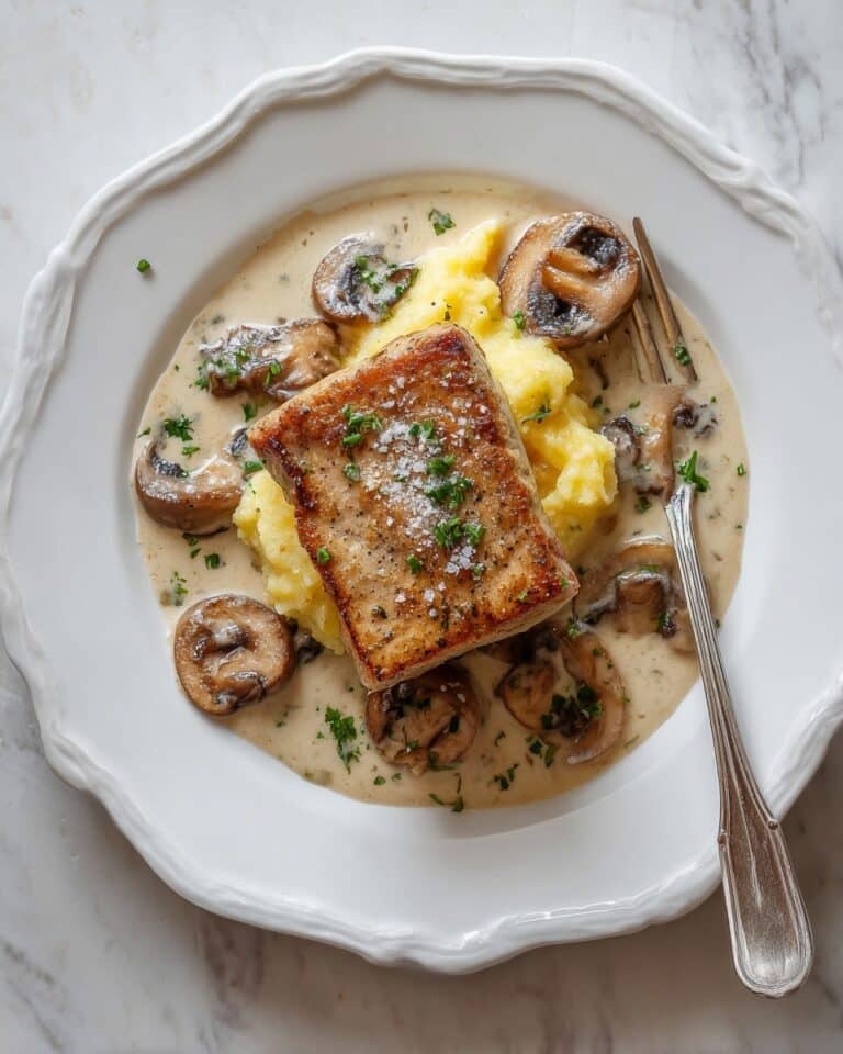Herb Roasted Chicken in Creamy White Wine Sauce Recipe