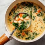 Creamy White Bean and Kale Soup with Lemon-Gremolata Recipe