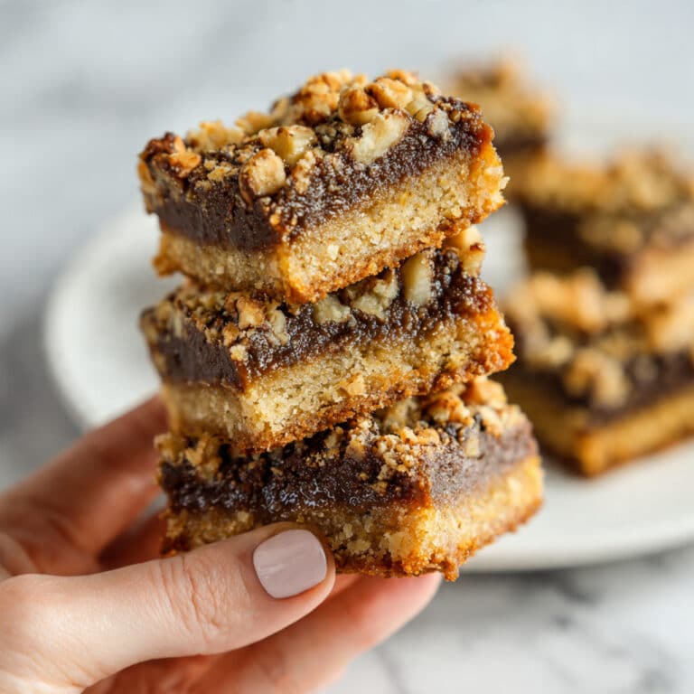 Chocolate Bourbon Pecan Bars Recipe