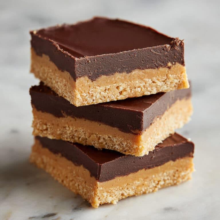 No-Bake Chocolate Peanut Butter Bars Recipe