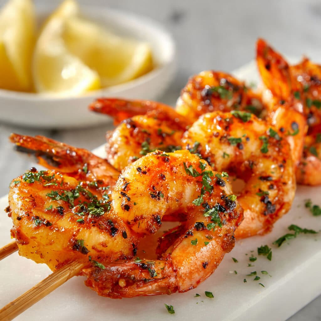 Cajun Grilled Shrimp Skewers Recipe