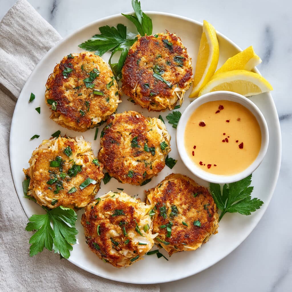 Crab Cakes with Remoulade Sauce Recipe