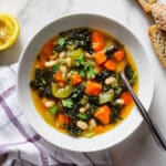 Lemony Kale and White Bean Soup Recipe