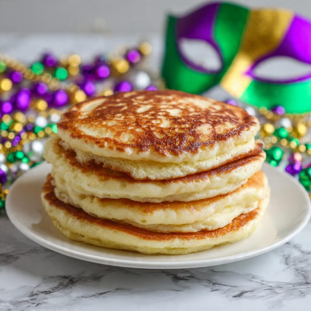 King Cake Pancakes for Mardi Gras and Fat Tuesday Recipe