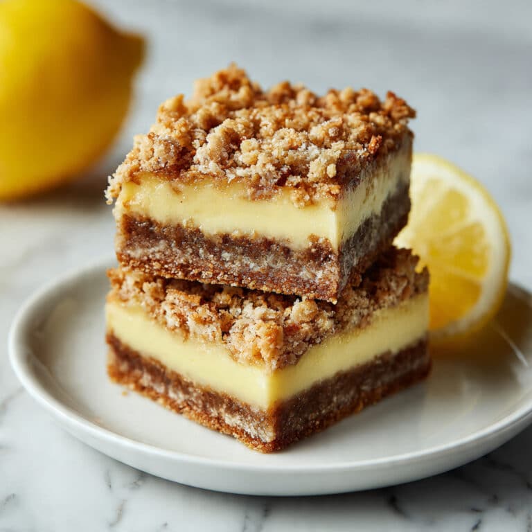 Oatmeal Lemon Crumble Bars Recipe