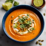 Pumpkin Red Lentil Soup with Thai Red Curry Recipe