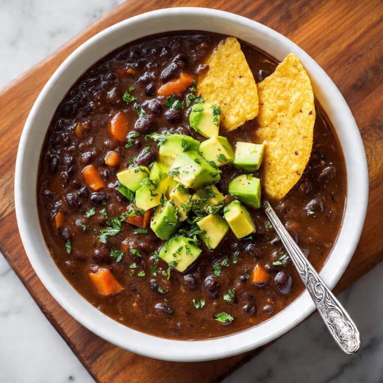 Spicy Black Bean Soup Recipe