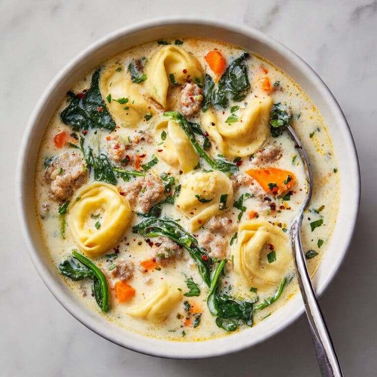 Creamy Sausage and Tortellini Soup Recipe
