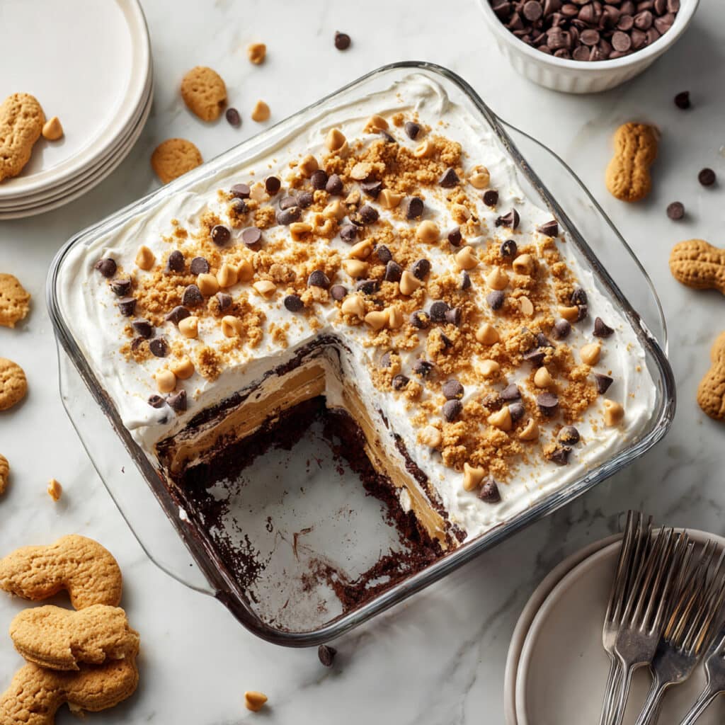 Chocolate Peanut Butter Dream Bars Recipe