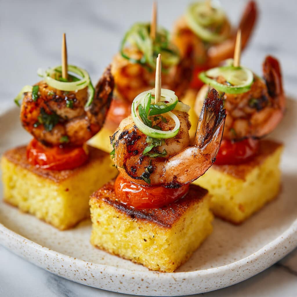 Shrimp and Grits Appetizer Bites with Cajun Aioli Recipe