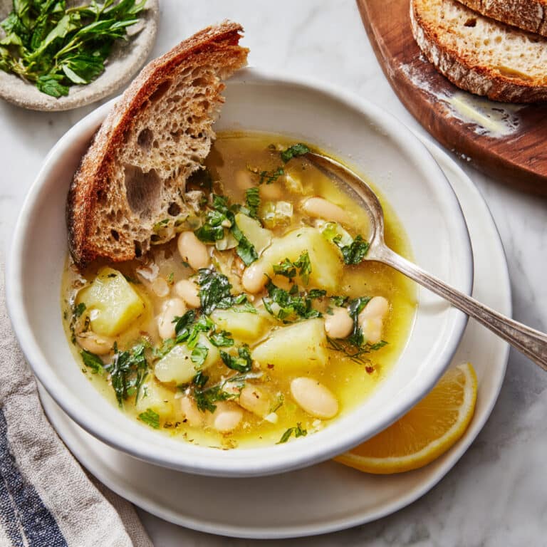 Hearty White Bean and Cabbage Soup with Potatoes Recipe
