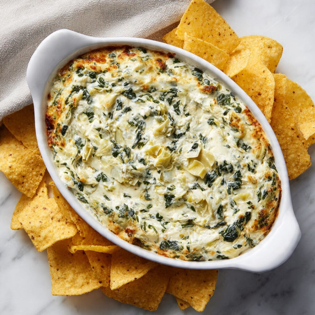 Creamy Spinach Artichoke Dip Recipe