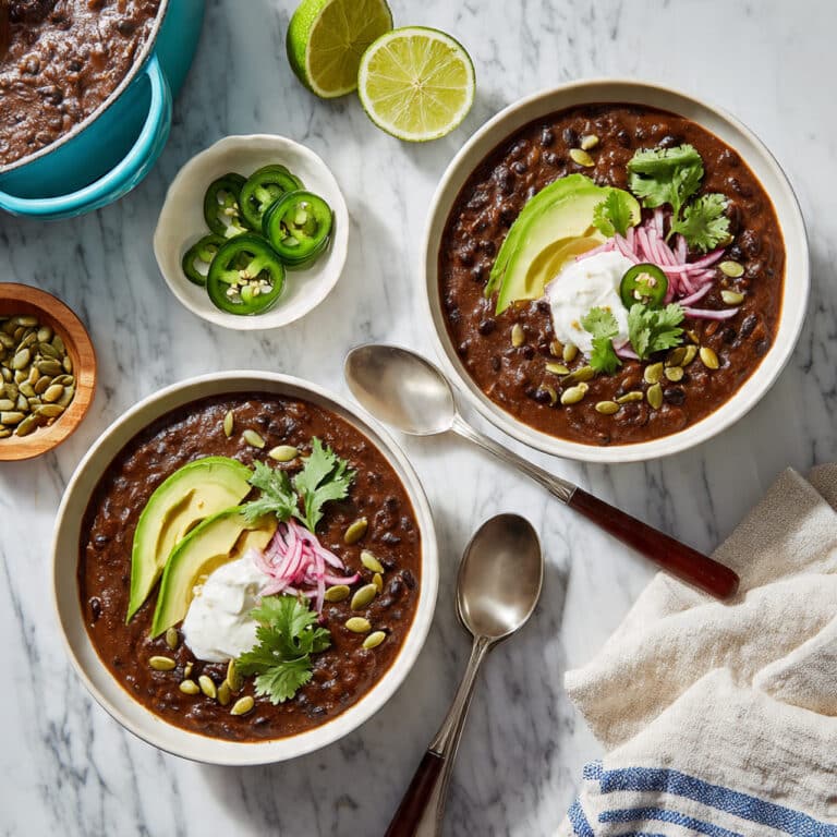 Black Bean Soup with Chipotle and Lime Recipe