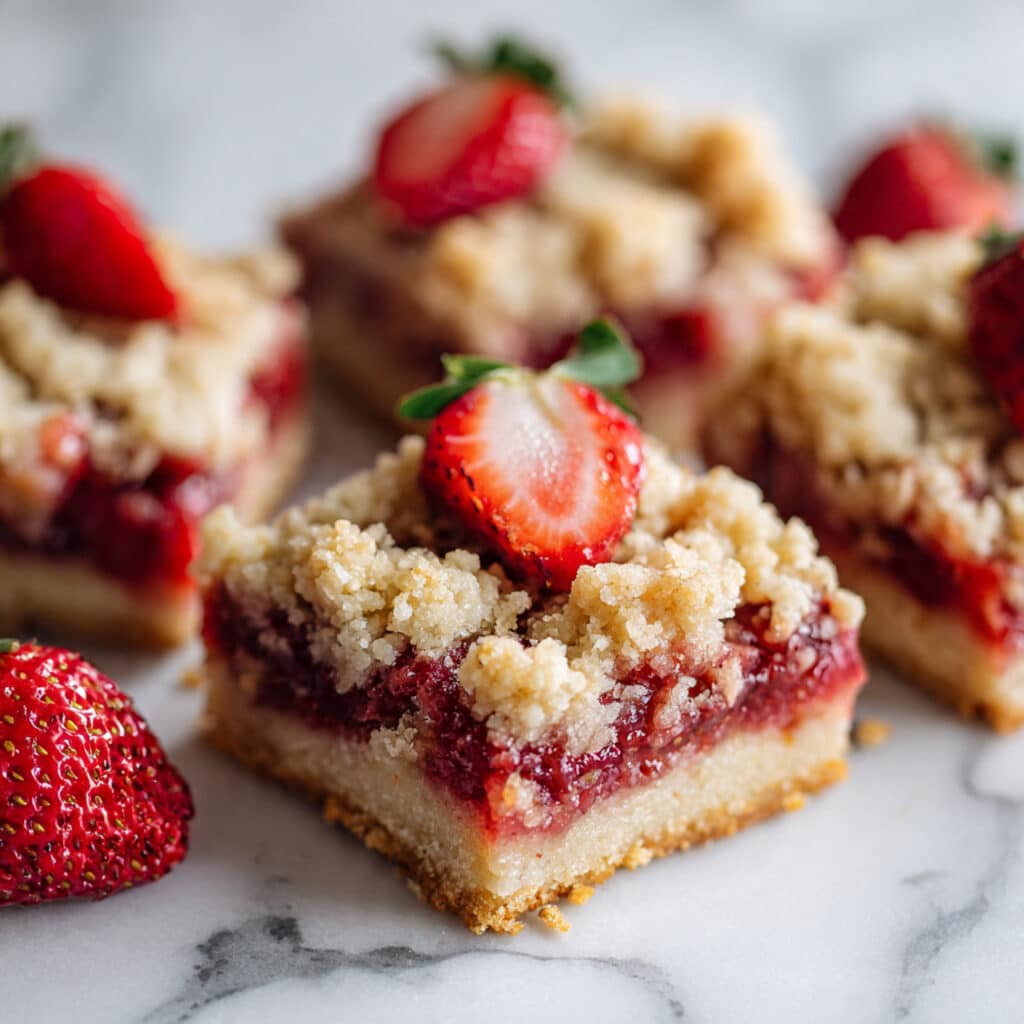 The Best Strawberry Cheesecake Bars Recipe