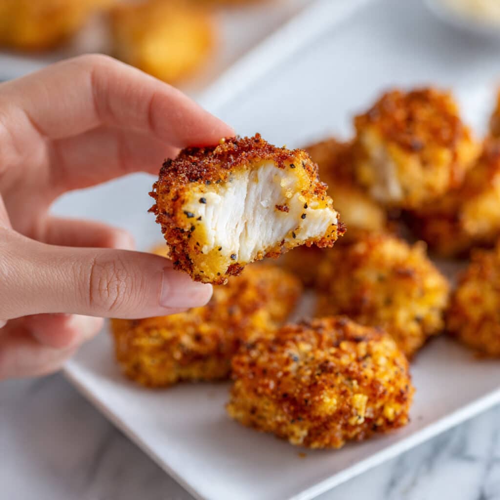 Easy Air Fryer Catfish Nuggets with Cornmeal Breading Recipe