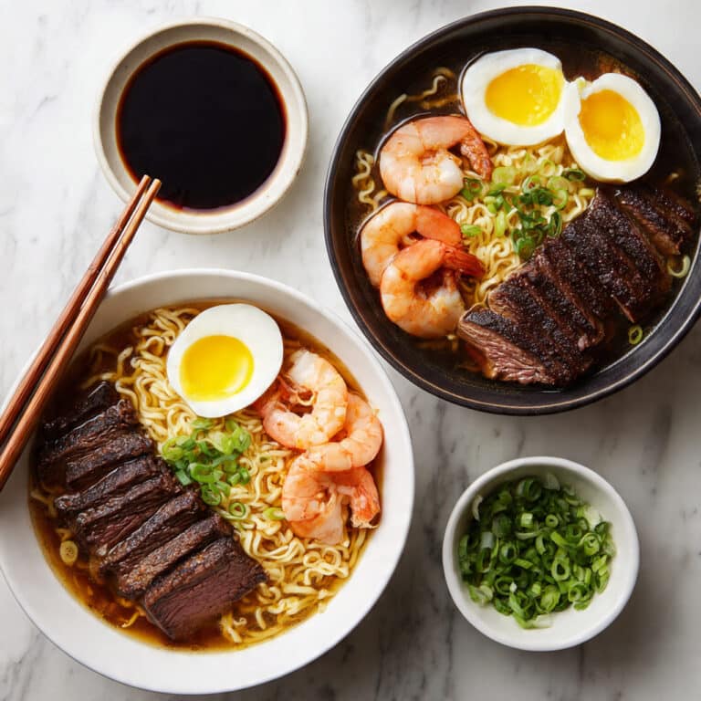 Yakamein: New Orleans Creole Fusion Beef and Shrimp Noodle Soup Recipe