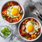 Sweet Potato Breakfast Hash with Sausage and Egg Recipe