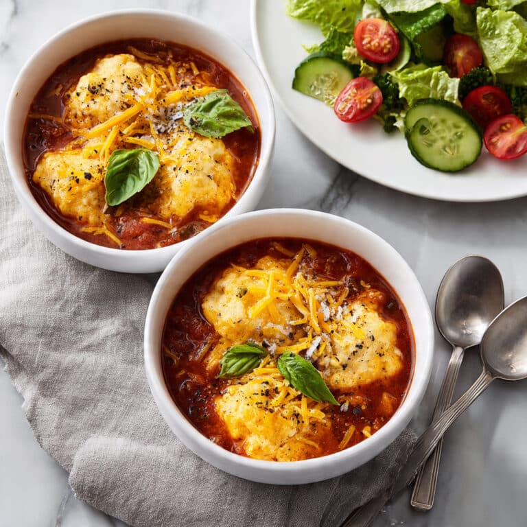 Delicious Roast Tomato Soup with Cheesy Sourdough Croutons Recipe