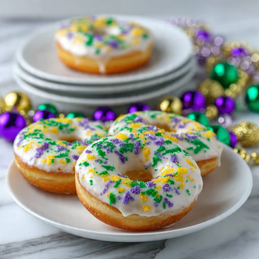 King Cake Donuts Recipe