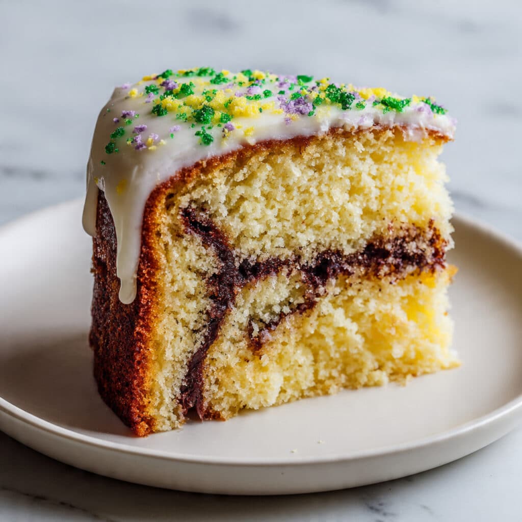 Cinnamon Bundt Cake with Cinnamon Swirl and Vanilla Glaze Recipe