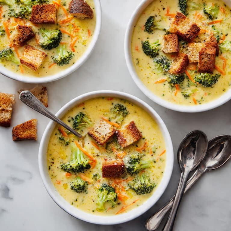 Creamy Broccoli Cheddar Soup Recipe