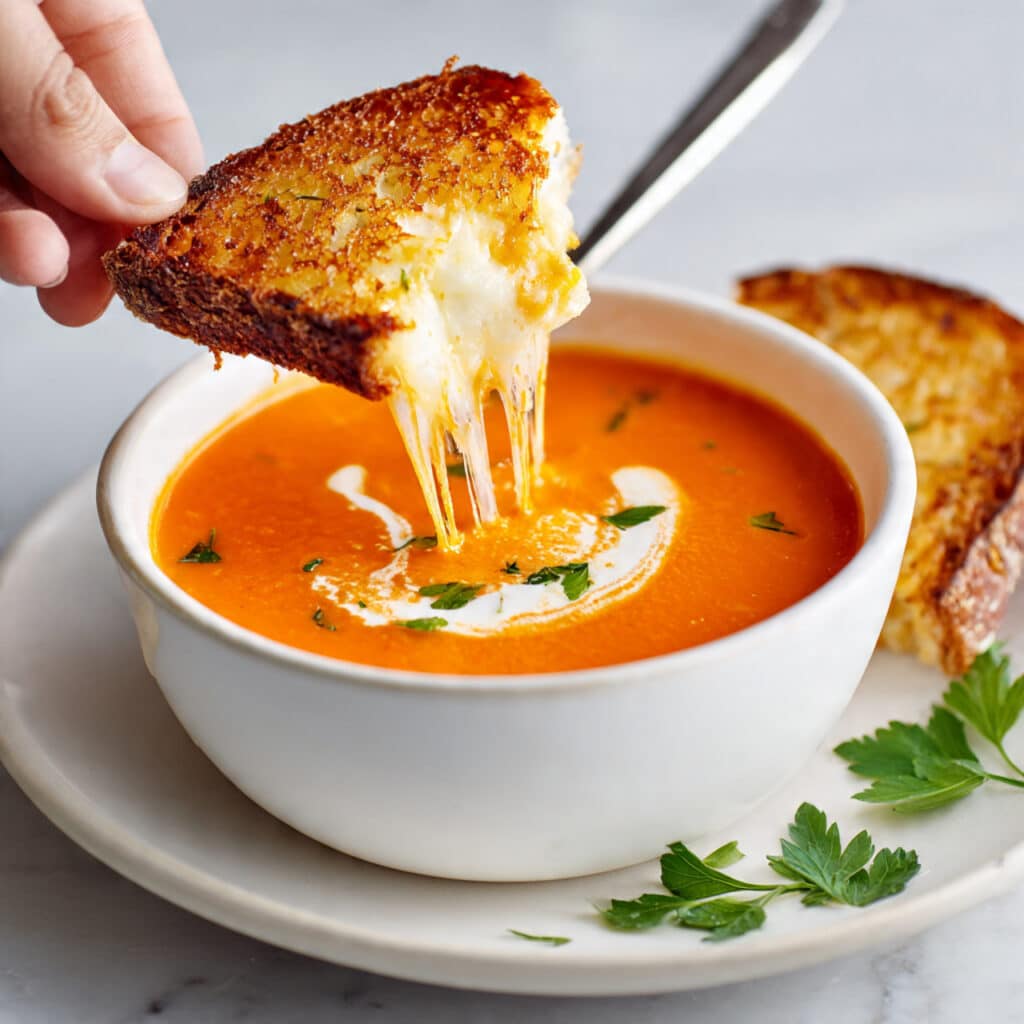 20 Minute Creamy Tomato Soup from Scratch Recipe