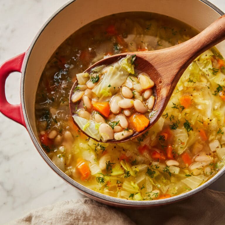 Cabbage Bean Soup Recipe