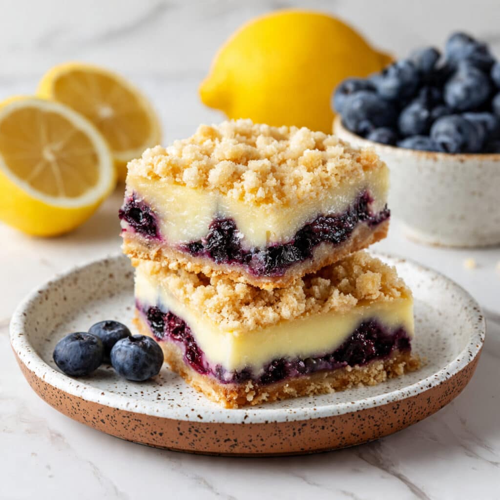 Blueberry Lemon Pie Bars Recipe