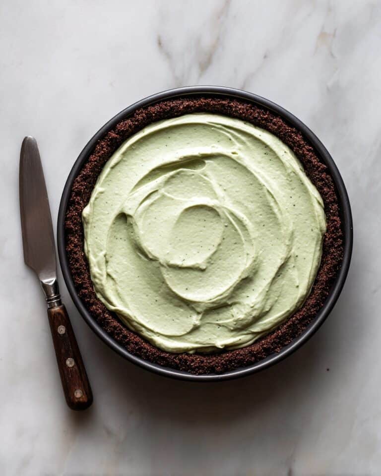 Boozy Shamrock No-Bake Cheesecake Recipe