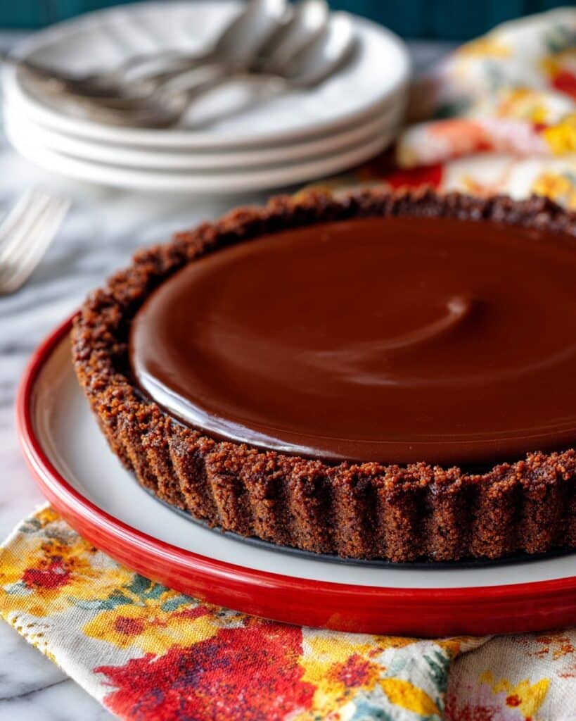 Irish Coffee Ice Cream Pie with Whiskey Ganache Recipe