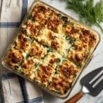 Spinach, Feta and Artichoke Matzo Mina Recipe
