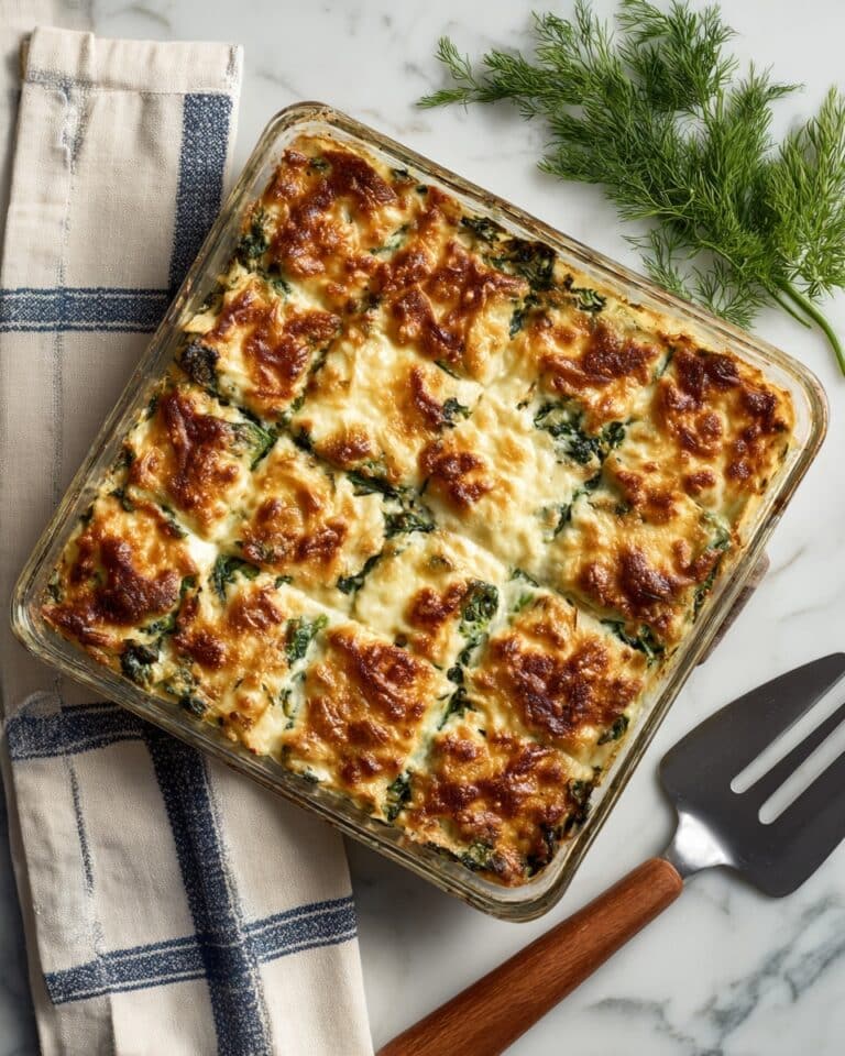 Spinach, Feta and Artichoke Matzo Mina Recipe