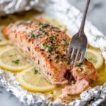 Sheet Pan Lemon Garlic Butter Salmon Recipe